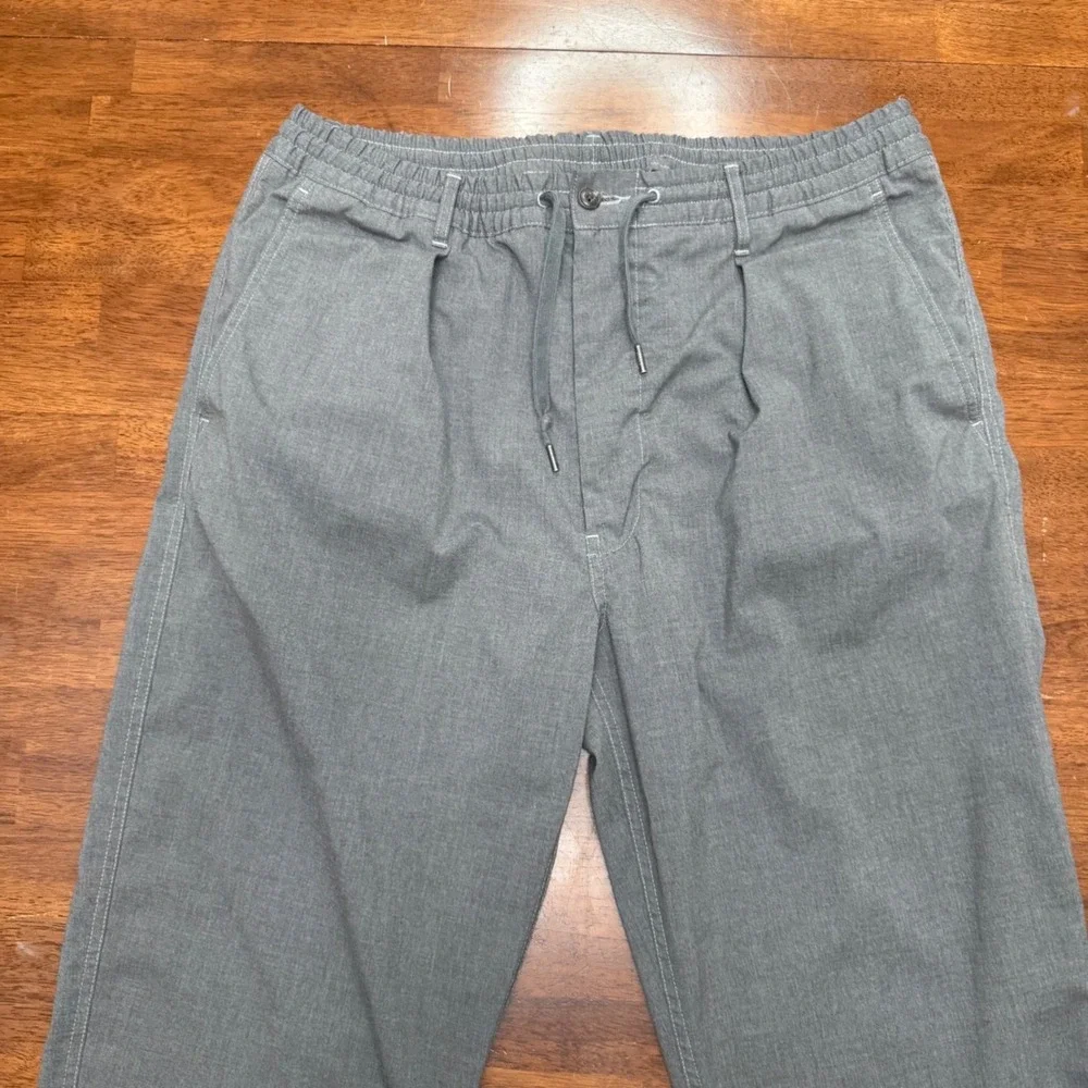 Polo Ralph Lauren Trouser Mens XL Gray Stretch Tailored Slim Fit Drawstring Pant